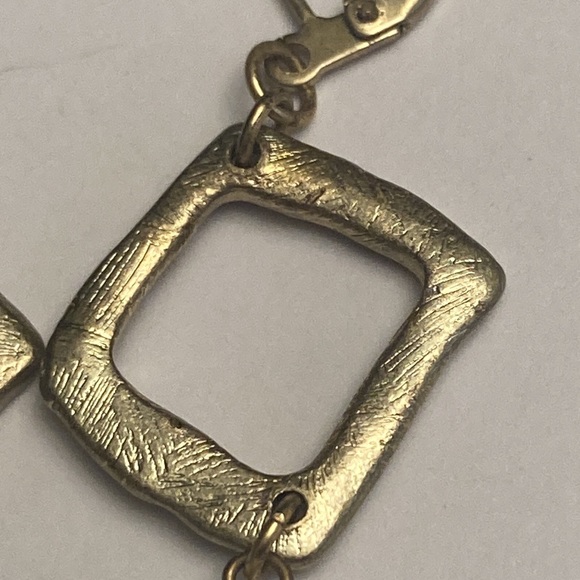 Gold Tone and Bead Drop Earrings - Picture 6 of 13